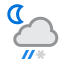 Current weather: Light sleet showers